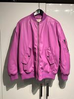 Review Leder Bomberjacke lila Gr. XS oversized wie NEU Bayern - Hirschaid Vorschau