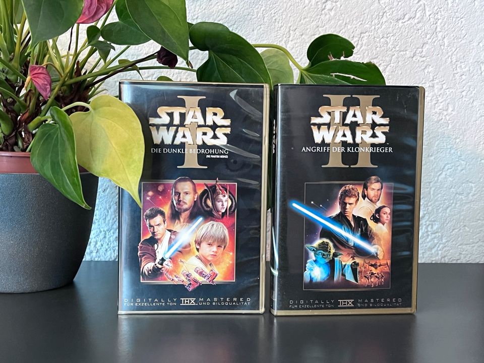 ‼️ Star Wars VHS - Episode 1+2 Star Wars Videokassetten☘️ in Horb am Neckar