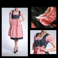 Midi Dirndl Tracht 100% Baumwolle rot weiß schwarz Neu 40 M/L Kr. Dachau - Dachau Vorschau