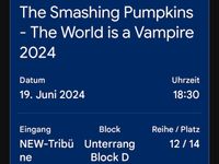 Ein Smashing Pumpkins Ticket (Sitzplatz) Düsseldorf - Flingern Nord Vorschau