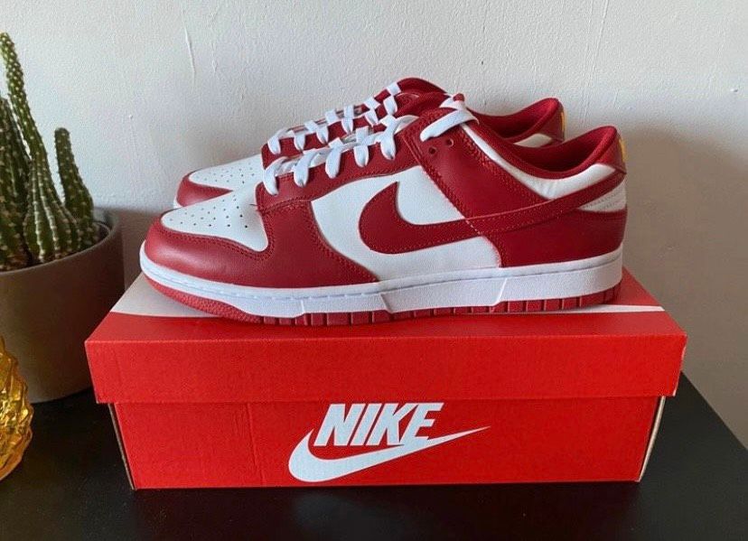 Perfektes Geschenk Nike Dunk Low Retro Gym Red EU46/US12 in Falkensee