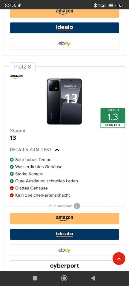 Besser als  good Top Smartphone,Xiaomi 13T in Ravensburg