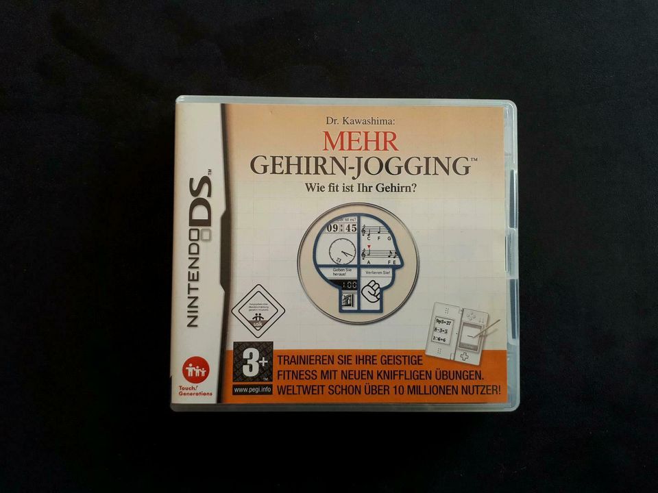 Nintendo DS Spiel Gehirn-Jogging in Witzhave