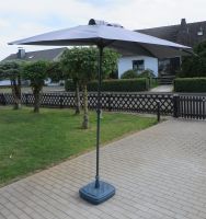 Sonnenschirm, halbrund, Radius 120 cm, inkl. Schirmständer Hessen - Kirchhain Vorschau