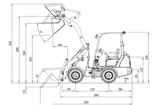 Toyo Hoflader Radlader 826-III Bügel Stage V Kubota in Winsen (Luhe)