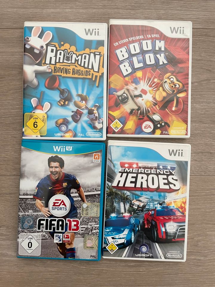 Wii Spiele Rayman Boom Blox Fifa 13 Emergency Heroes in Herne