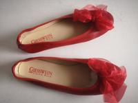 Damen Schuhe Ballerinas GIESSWEIN Gr 40 rot Echtleder Duisburg - Rheinhausen Vorschau