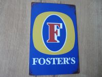 FOSTER`S BRAUEREI  -Vintage, Nostalgie - Blechschild Nordrhein-Westfalen - Leverkusen Vorschau