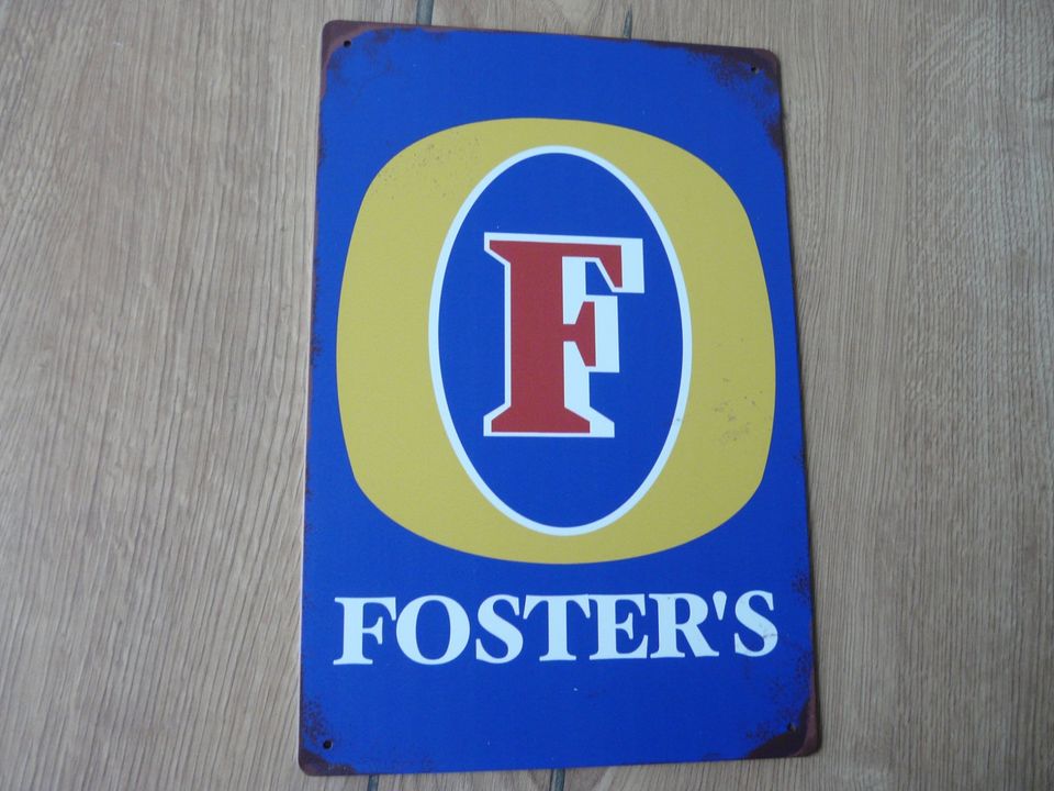 FOSTER`S BRAUEREI  -Vintage, Nostalgie - Blechschild in Leverkusen