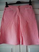 Rock H&M LOGG rot weiß gestreift maritim Seersucker Niedersachsen - Isernhagen Vorschau