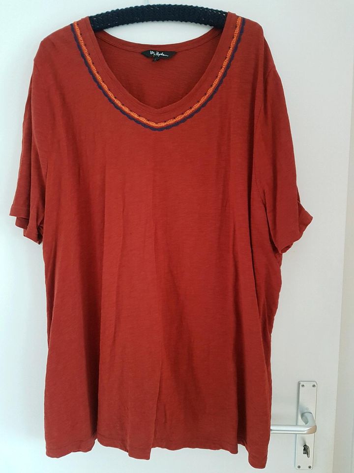 Ulla Popken Shirt in 54/56 rostbraun neu in Sonnefeld