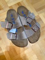 Birkenstock Arizona, Größe 37, 240, Wildleder, beige/taupe Bayern - Oberickelsheim Vorschau