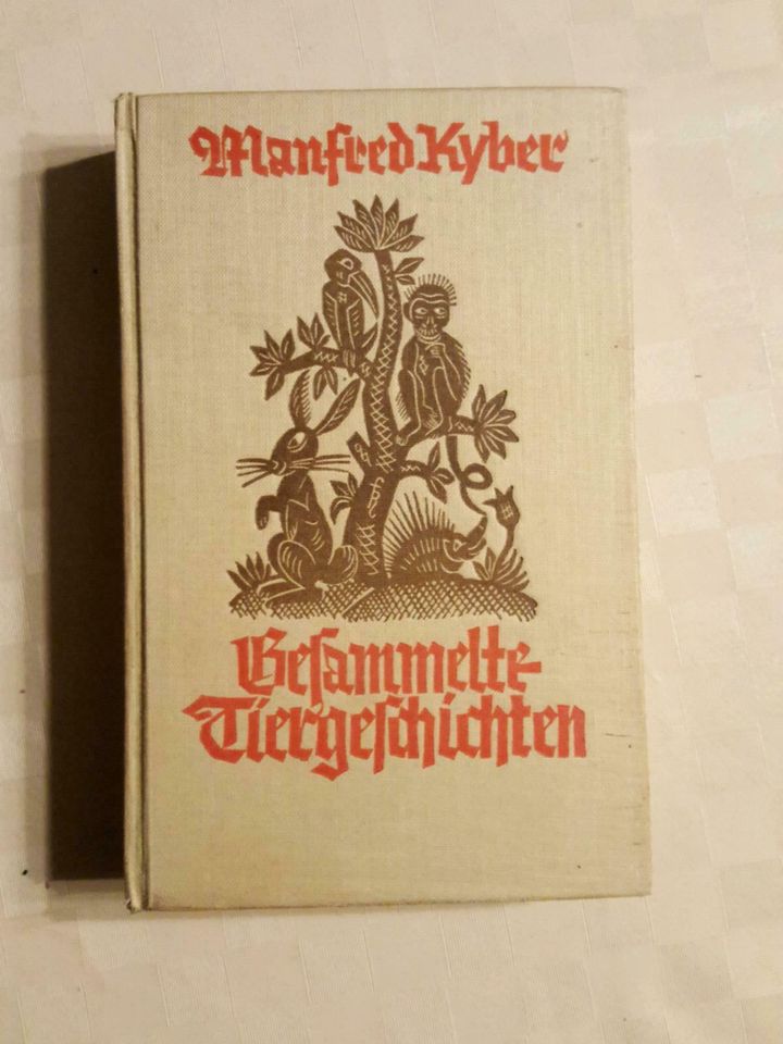 Buch " gesammelte Tiergeschichten" 1930 in Wolmirstedt