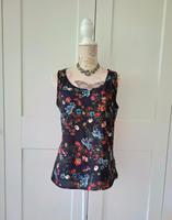 Damen Bluse Blusentop Blusenshirt Only Gr. 38 Dunkelblau Blumen Saarbrücken-Mitte - St Johann Vorschau