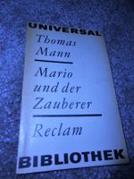 DDR Reclam Ausgabe, Thomas Mann ,Mario der Zauberer Sachsen - Bischofswerda Vorschau