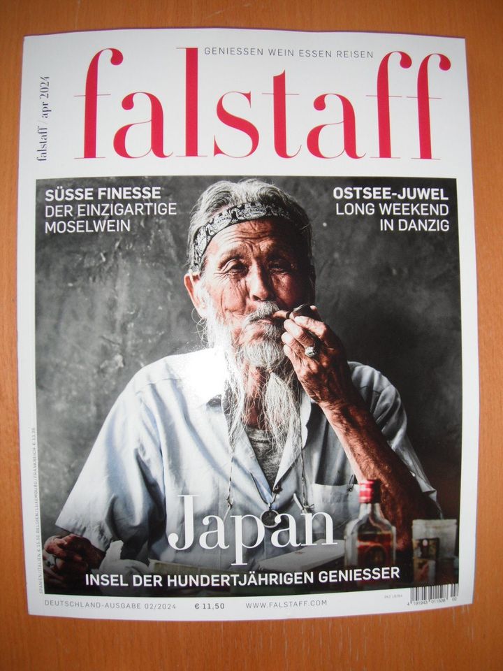 Falstaff Magazine, ab November 2023 bis Mai 2024, je 5€ in Marburg