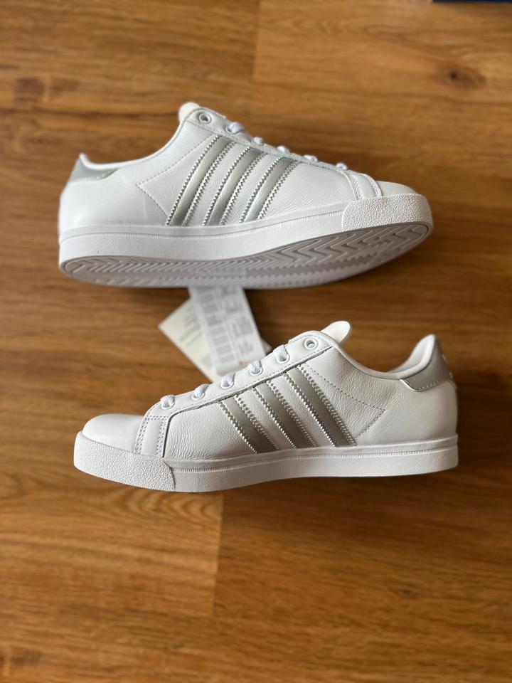 Adidas originals coast star white online