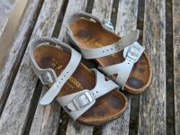 Sandalen Rio Birkenstock, Größe 27, silber matt Rheinland-Pfalz - Igel Vorschau