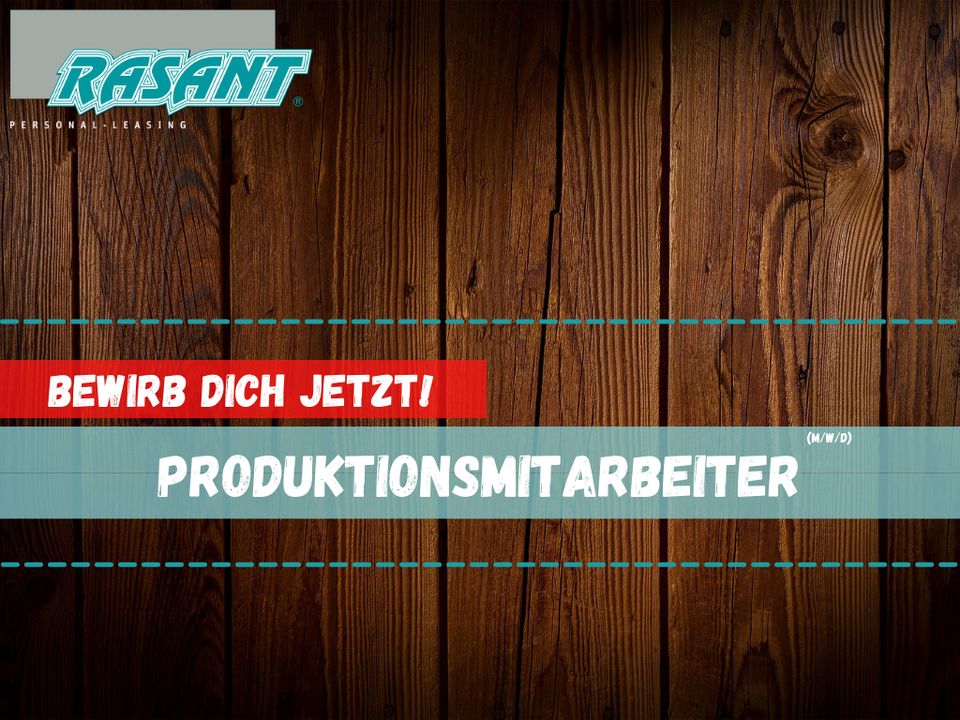 *HB* Produktionsmitarbeiter (m/w/d) Holzbereich gesucht! Wir freuen uns darauf Dich kennen zu lernen! in Bremen