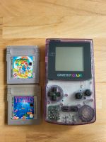 GameBoy Color transparent lila Super Mario Land 2 und Tetris Bayern - Friedberg Vorschau