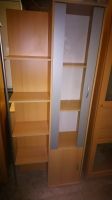 Schicke Regal-Schrank-Wand beige mit grau und Glas ca.76x187x27cm Beuel - Ramersdorf Vorschau