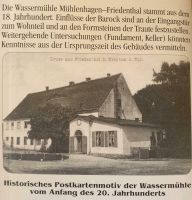 Suche abgebildete Postkarte oder alte Bilder der Wassermühle Mecklenburg-Strelitz - Landkreis - Neverin Vorschau