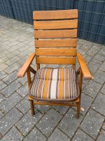 3 Holzstühle mit Auflage/ Garten Nordrhein-Westfalen - Espelkamp Vorschau