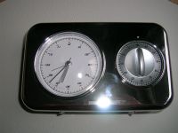 Süße Uhr mit Eieruhr , Länge 17 cm, Höhe 10 cm (ohne Batterie) Nordrhein-Westfalen - Hamm Vorschau