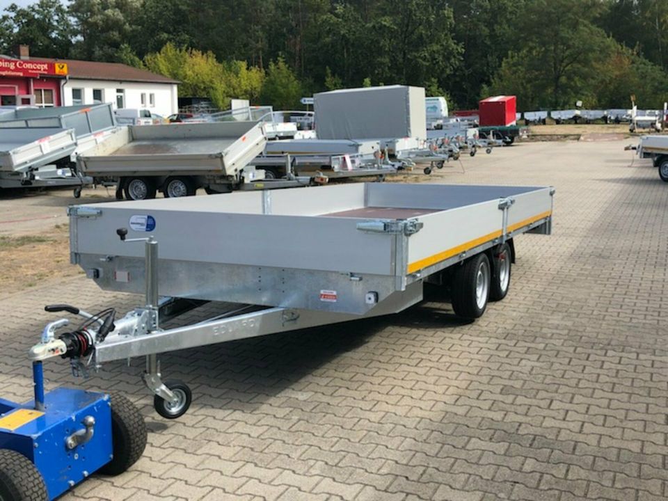 ⭐️ Eduard Auto Transporter 3000kg 506x220x30cm Rampen Winde 63 in Schöneiche bei Berlin