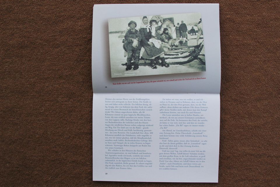 Ford Broschüre - Nachdruck "Reiseberichte von Erika Mann" in Salzweg
