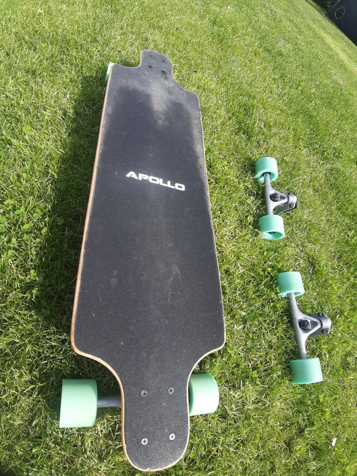 Longboard Apollo Maui Colour Twin Tip 98 x 25cm Skateboard TM in Frankenhardt