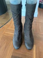 Veloursleder Stiefel, grau, Gr 38,5, GABOR, wNeu Essen - Essen-Werden Vorschau