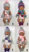 Baby-Puppenkleidung Mütze, Schal, Handsch.+Socken Babypuppe 43 cm Niedersachsen - Schladen Vorschau
