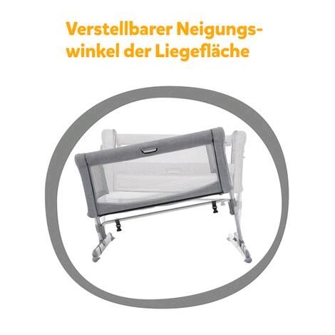 JOIE BEISTELLBETT GRAU UNISEX ROOMIE GLIDE WIEGE TOP ZUSTAND in Velbert