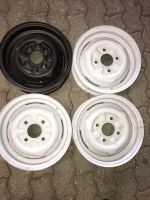 4x Stahlfelge Felge 12 Ford Escort MK1 + Kappen Nordrhein-Westfalen - Hamminkeln Vorschau