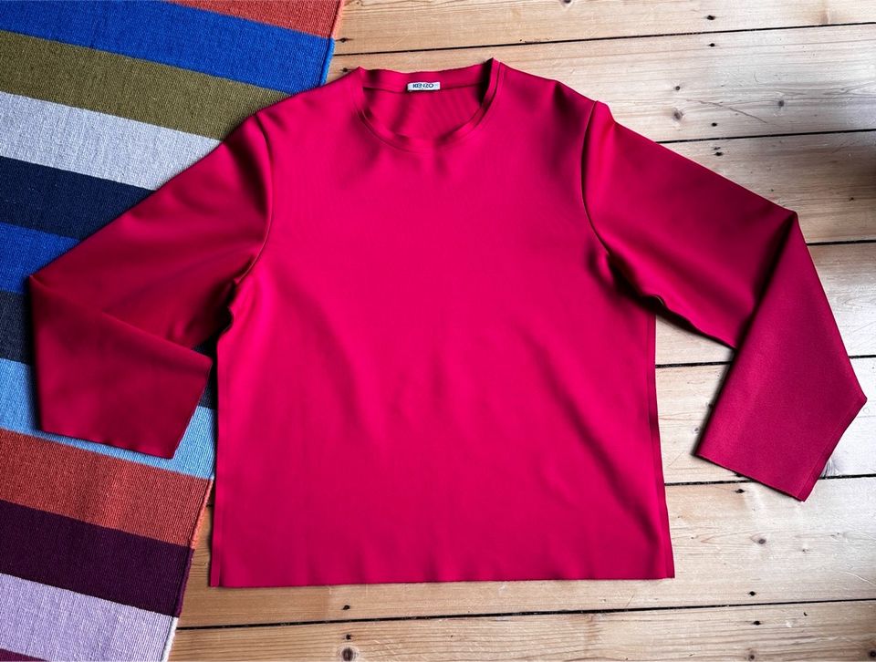 Kenzo Pullover Sweatshirt neopren rot Größe M oversized in Bonn