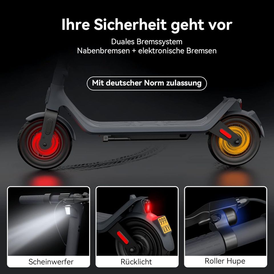 E-Scooter NEU mit 10 Zoll Bereifung 36V 350W Escooter Scooter in Rheine