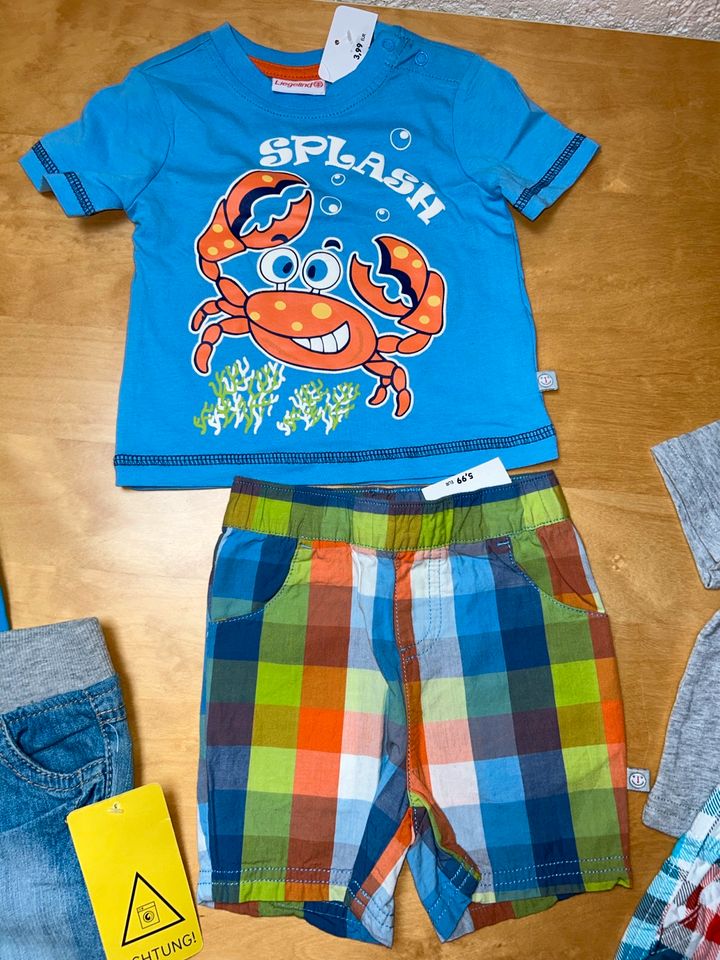 Neu Jungen Set‘s T-Shirt Shorts kurze Hose Jeans Gr.62 Gr.68 in Etzbach