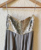 Graues Bandeau Top mit Pailletten Melrose Thüringen - Arnstadt Vorschau