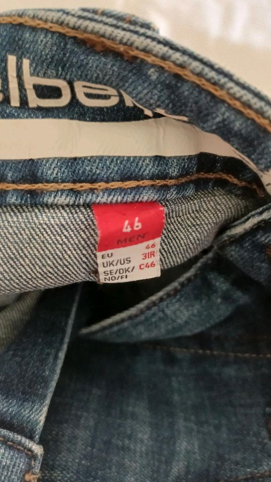 2 x Engelbert Strauss Worker Jeans Größe 46 in Aura