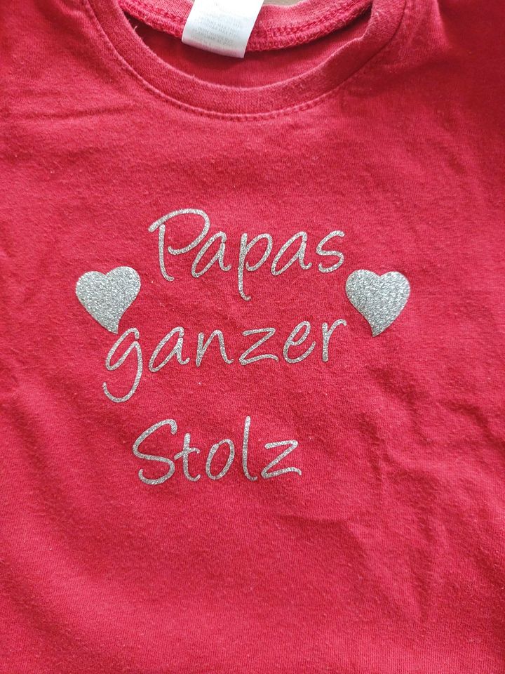 Tshirt Gr. 62/68 Papas ganzer Stolz in Ramsthal