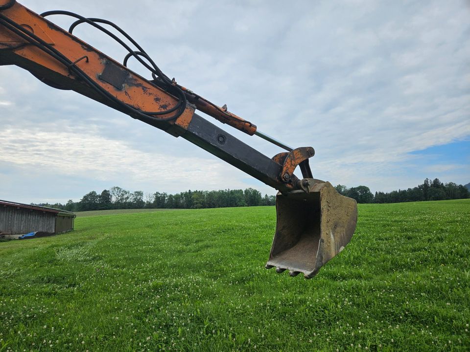 Unimog Aufbaubagger, Schäff AT 16, Mit Teleskop Löffelstiel in Wiggensbach