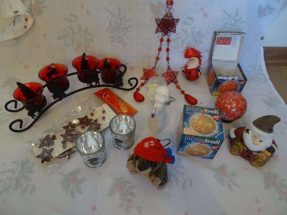 Weihnachtsdekoration,Weihnachten,Deko,Teelichthalter,Advent,Kugel in Saarlouis