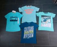 4 T-Shirts Jungen 134 140 blau Münster (Westfalen) - Albachten Vorschau