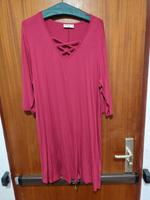 3/4 Arm Sweatshirt - Kleid Gr. 50 dehnbar rot wie neu Niedersachsen - Seesen Vorschau