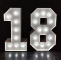 XXL 120cm LED Zahl Zahlen 18 Geburtstag 18. zum mieten vermiete Brandenburg - Großbeeren Vorschau