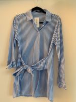 Bluse mit Wickelgürtel, Hallhuber, blau/weiß, Gr. 34, NEU Bayern - Erlangen Vorschau