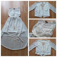 Tolles festliches Kleid, Gr. M, cremeweiß, mit Bolerojacke Sachsen-Anhalt - Queis Vorschau