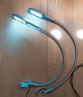 2  moderne flexible LED Bettlampen Leselampen SIlber Metall Köln - Rodenkirchen Vorschau