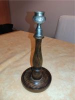 Kerzenstand Kerzenhalter Antik Holz mit Metall Hessen - Bad Vilbel Vorschau